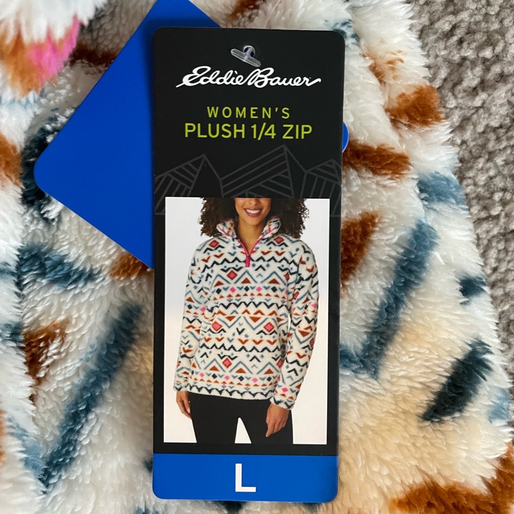 Eddie Bauer Plush 1/4 Jacket - Picture 5 of 5